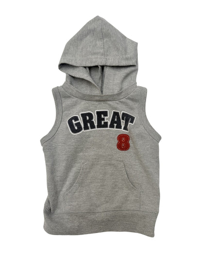 Great 8 Sleeveless Hoodie 2T