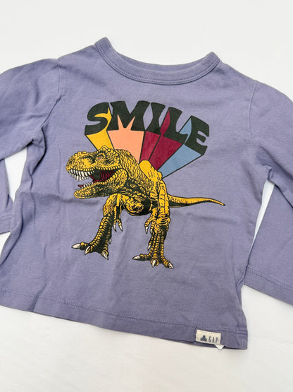 Gap Smile Dinosaur T-Shirt 12-18M