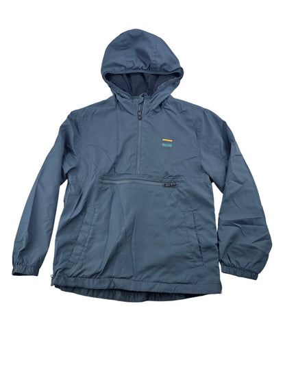 Zara Blue Half-Zip Anorak Jacket Size 10