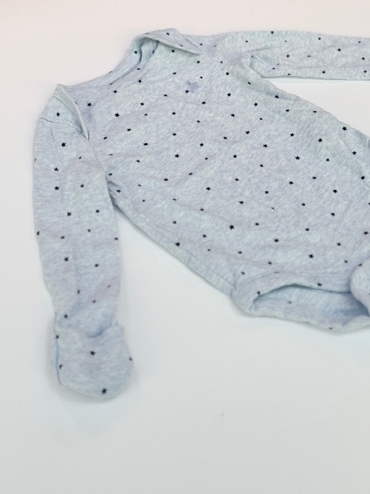 Baby Gap Star Print Long Sleeve Bodysuit 3-6m