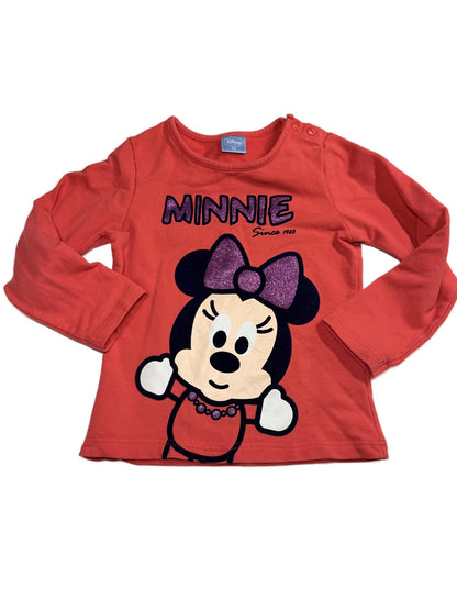 Disney Baby Minnie Mouse Long Sleeve Top 3Y