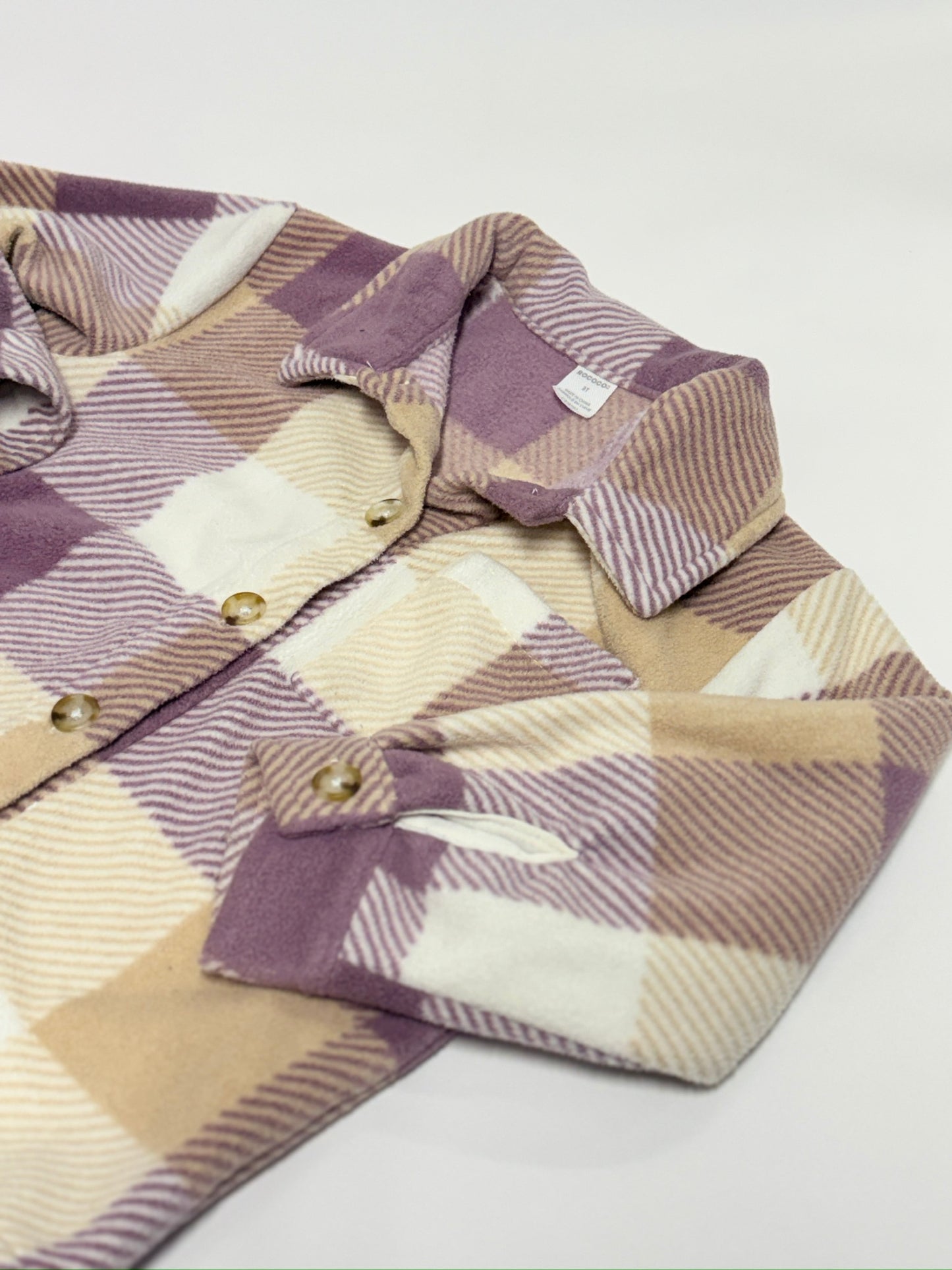 Rococo Plaid Shacket 4T