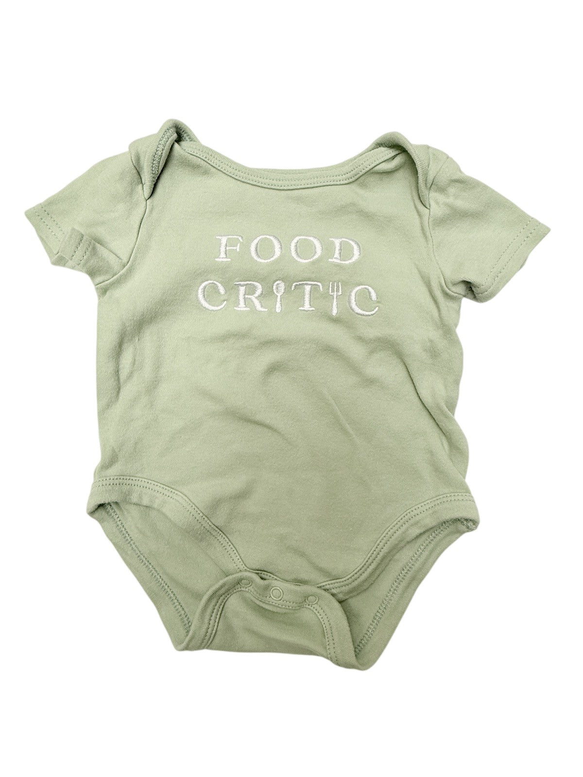 The Littlest Food Critic Bodysuit 3-6M