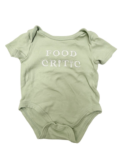 The Littlest Food Critic Bodysuit 3-6M