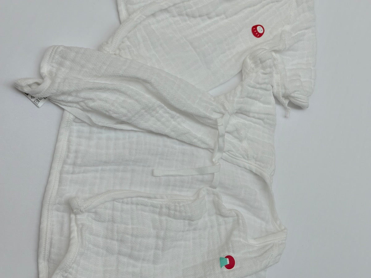 Japanese Gauze Hooded Baby Sleeper 3M
