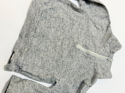 baby Gap Gray Quarter-Zip Sweatshirt 3T