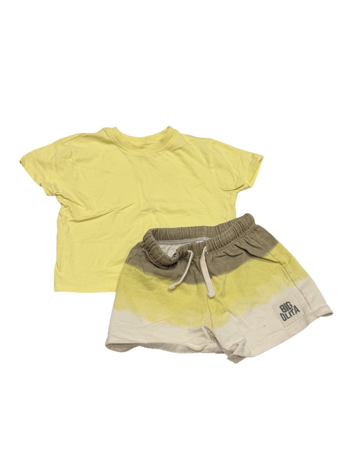 Zara x Big Olita Yellow Set 9-12M