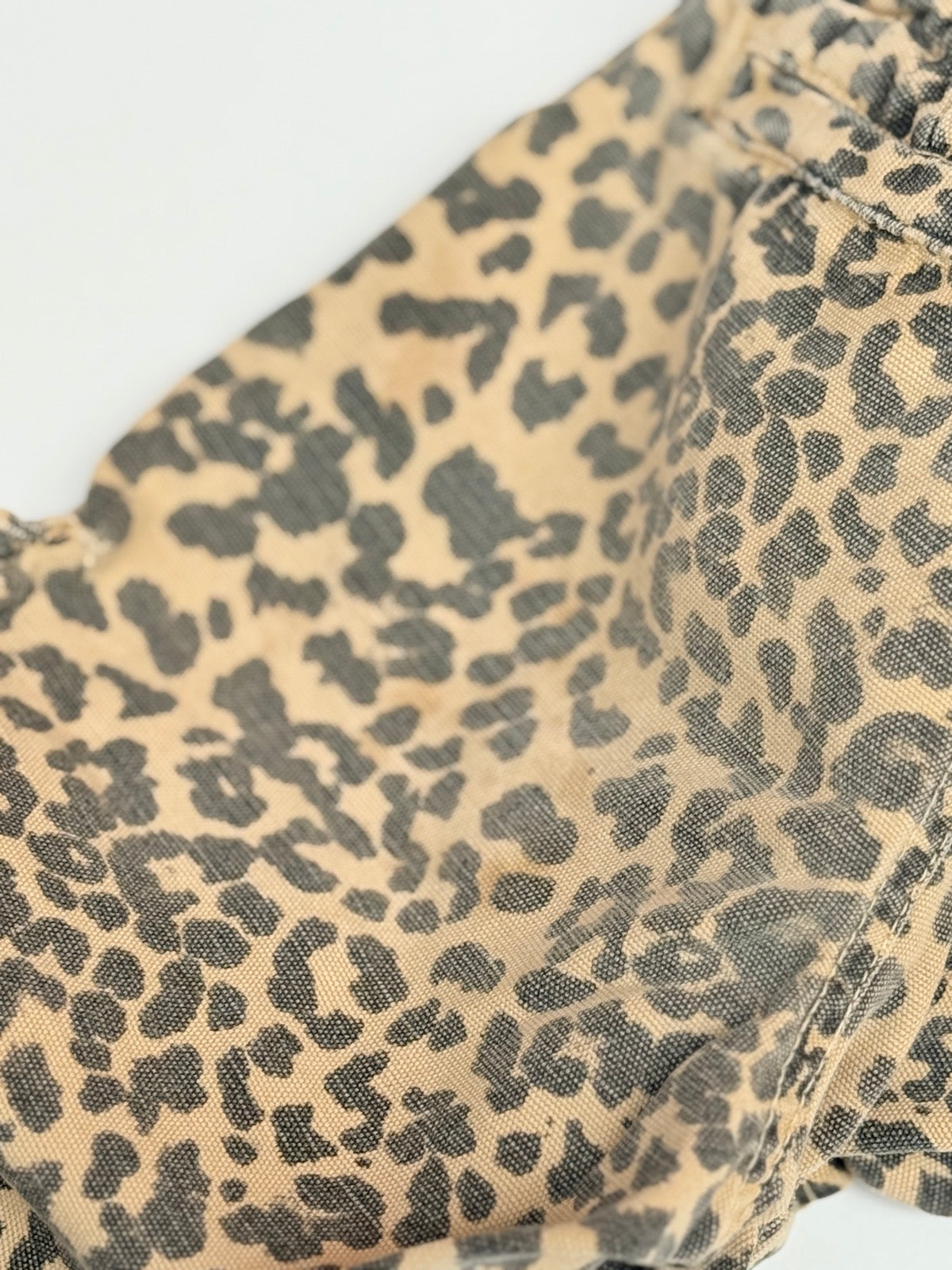 Zara Leopard Print Cargo Pants Size 4