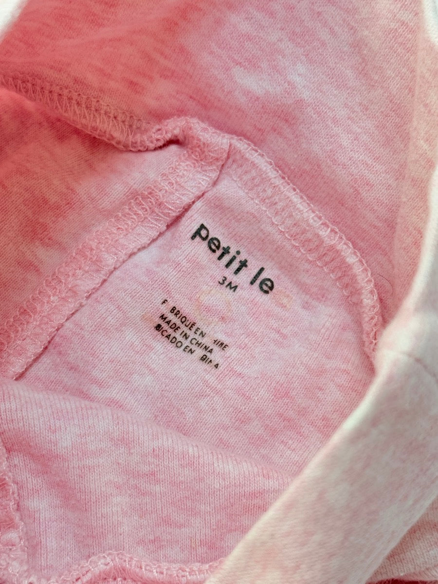 Petit Lem Pink Heather Pants 3M