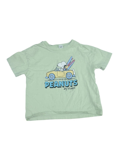 H&M Peanuts Snoopy Green T-Shirt 3T