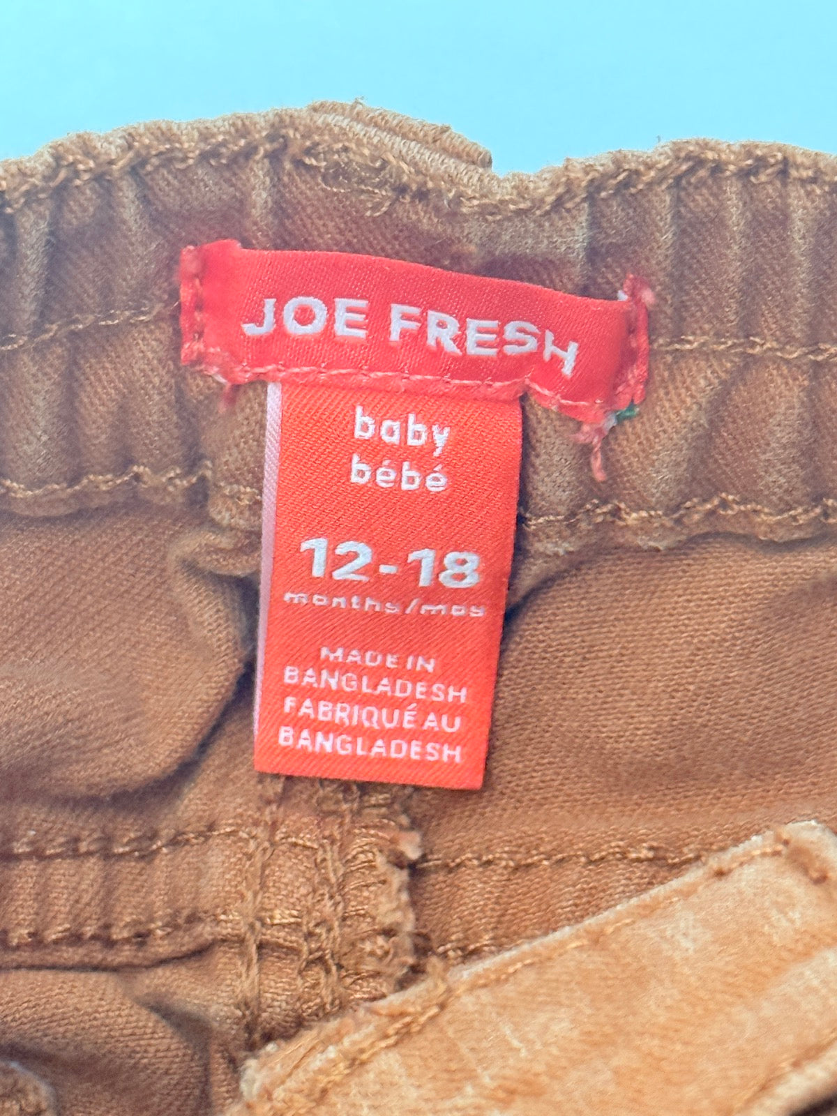 Joe Fresh Brown Skinny Jeans 12-18M