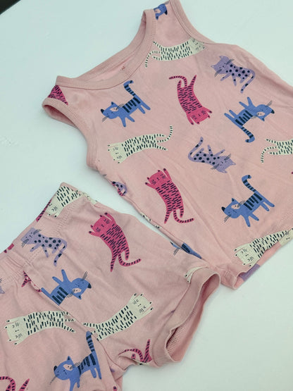 Joe Fresh Cat Print Pajama Set Size 2
