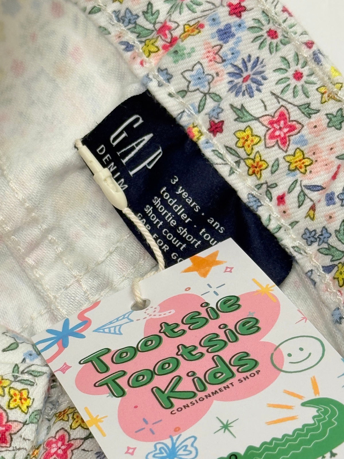 Gap Floral Ruffle Shortie Shorts 3T