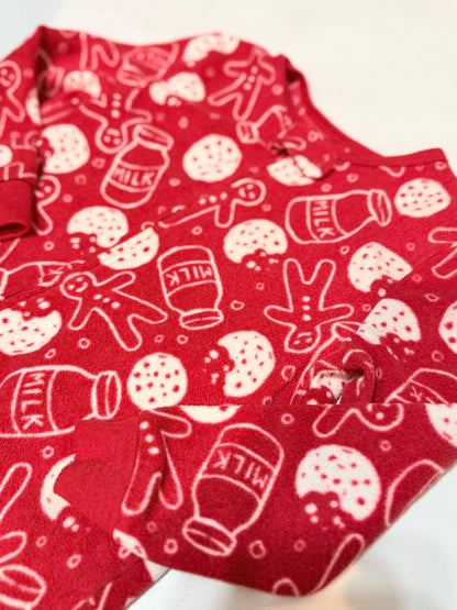 OshKosh B'gosh Fleece Gingerbread Footed Sleeper 3T