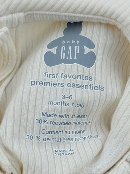 Baby Gap Ribbed Peter Pan Collar Bodysuit 3-6M 2pack