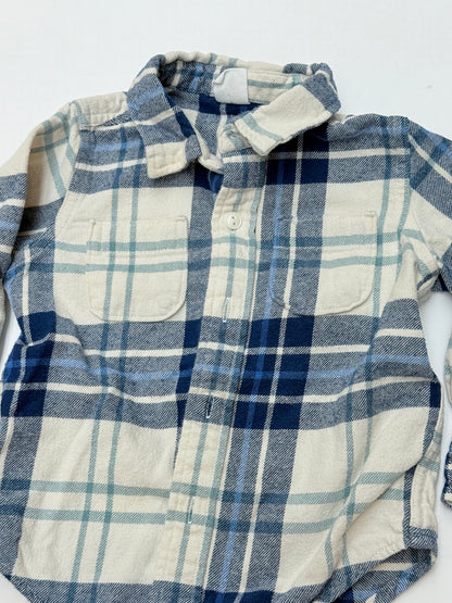 Baby Gap Plaid Flannel Shirt 18-24M