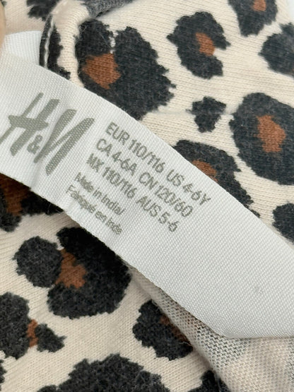 H&M Leopard Print Top 4-6Y