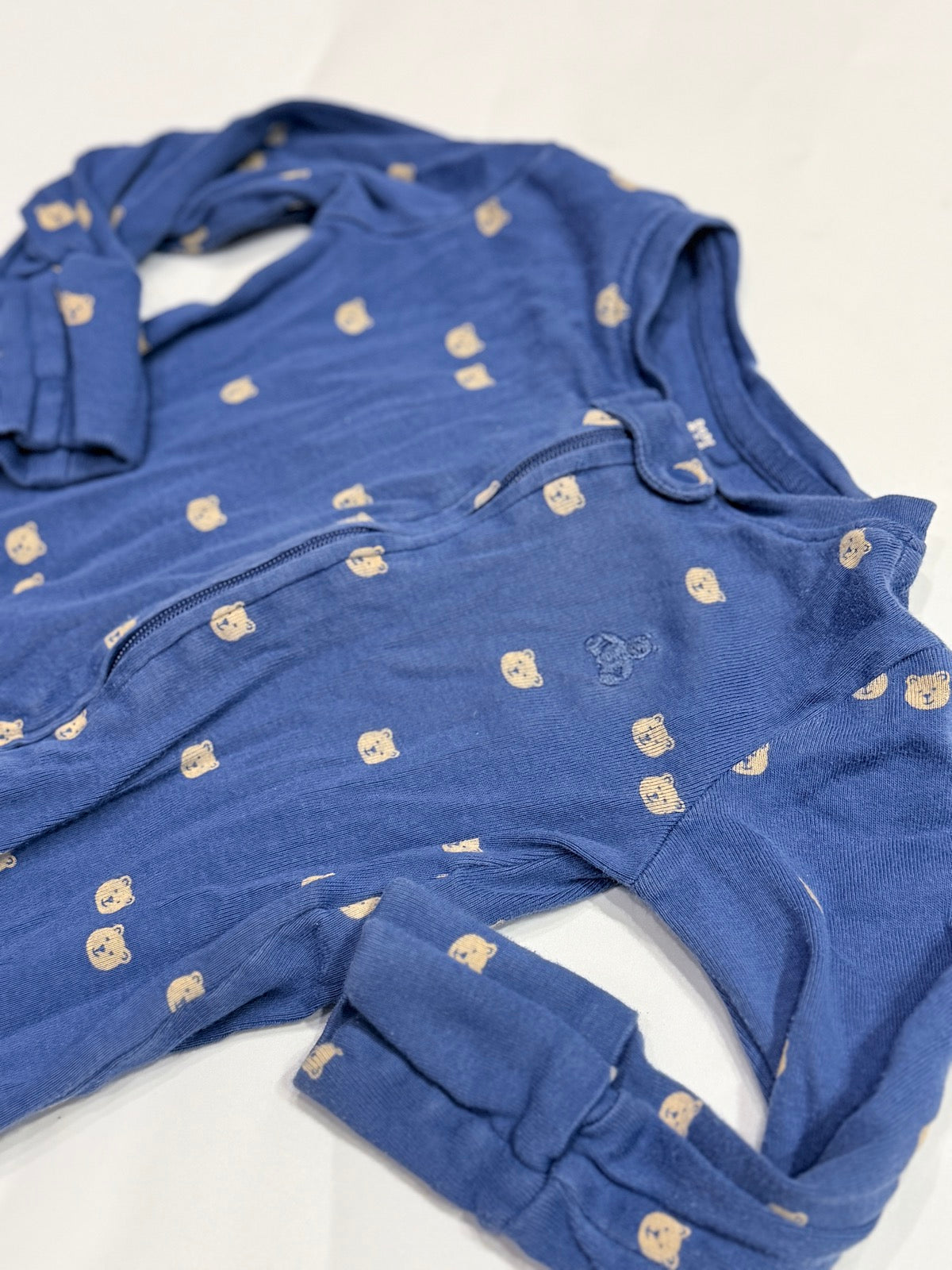 Baby Gap Bear Print Footed Sleeper 6-9M