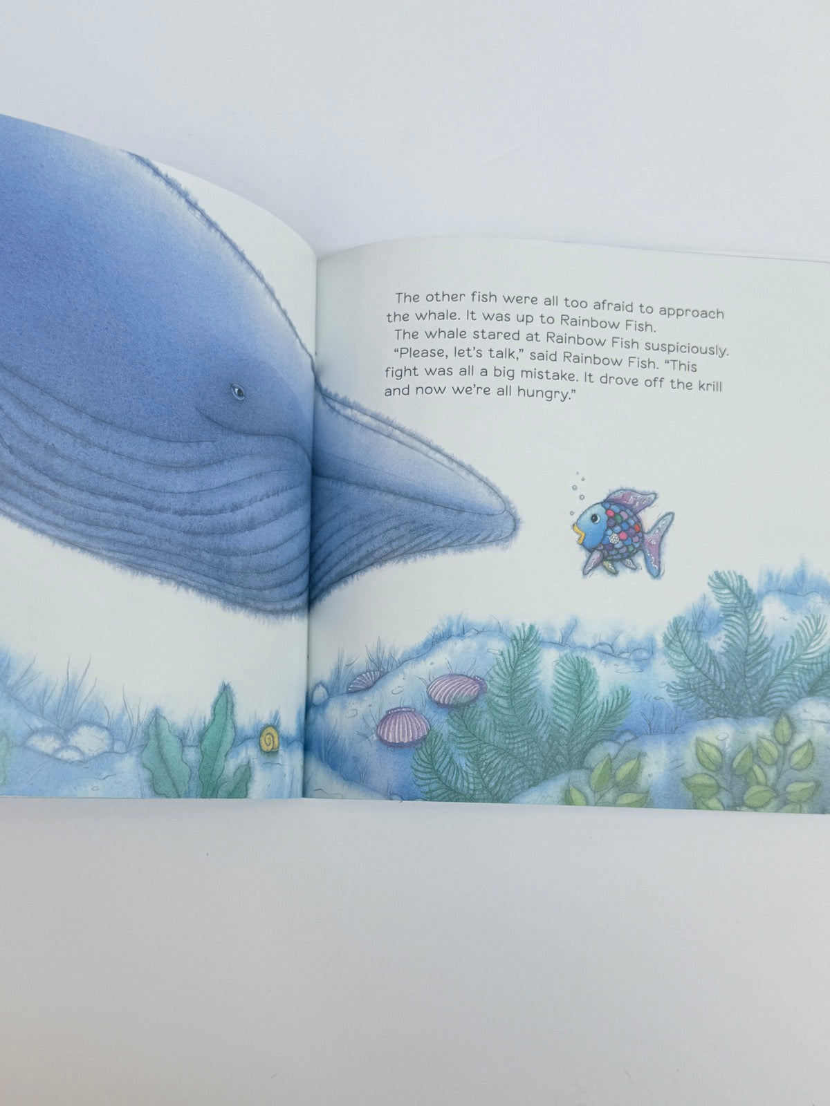 Marcus Pfister Rainbow Fish and the Big Blue Whale