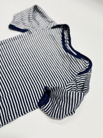 Joy Simple Carter's Navy Stripe Bodysuit 0-3m