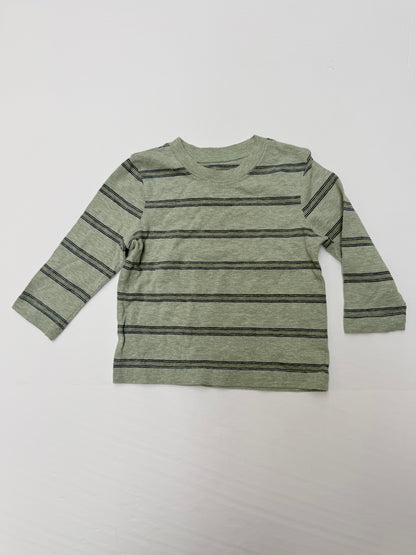 Okie Dokie Striped Long Sleeve T-Shirt 12M