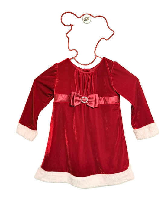 Velvet Christmas Dress 24m
