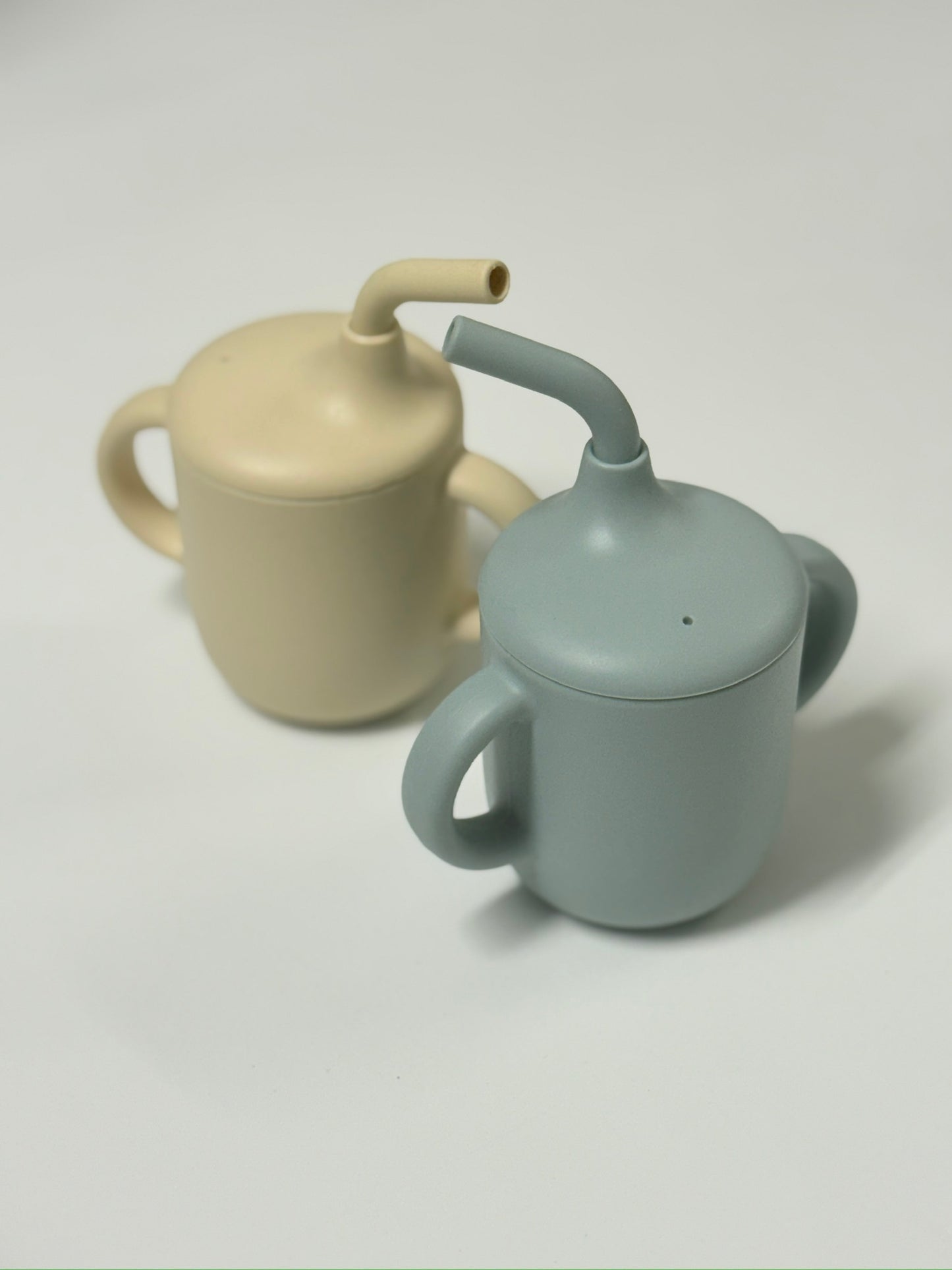 Set of 2 Straw Sippy Cups