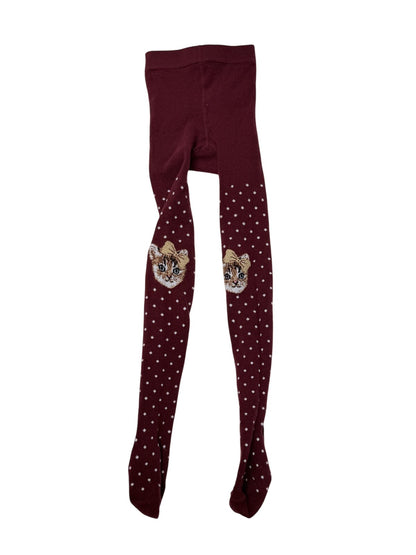 H&M Cat Polka Dot Leggings 3/4T