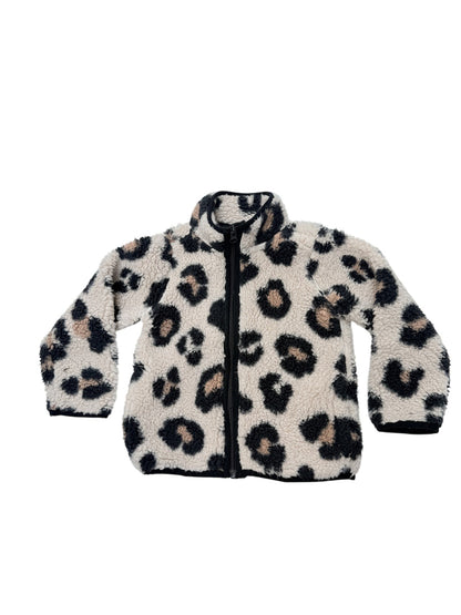 The Children's Place Leopard Faux Fur Jacket 3T