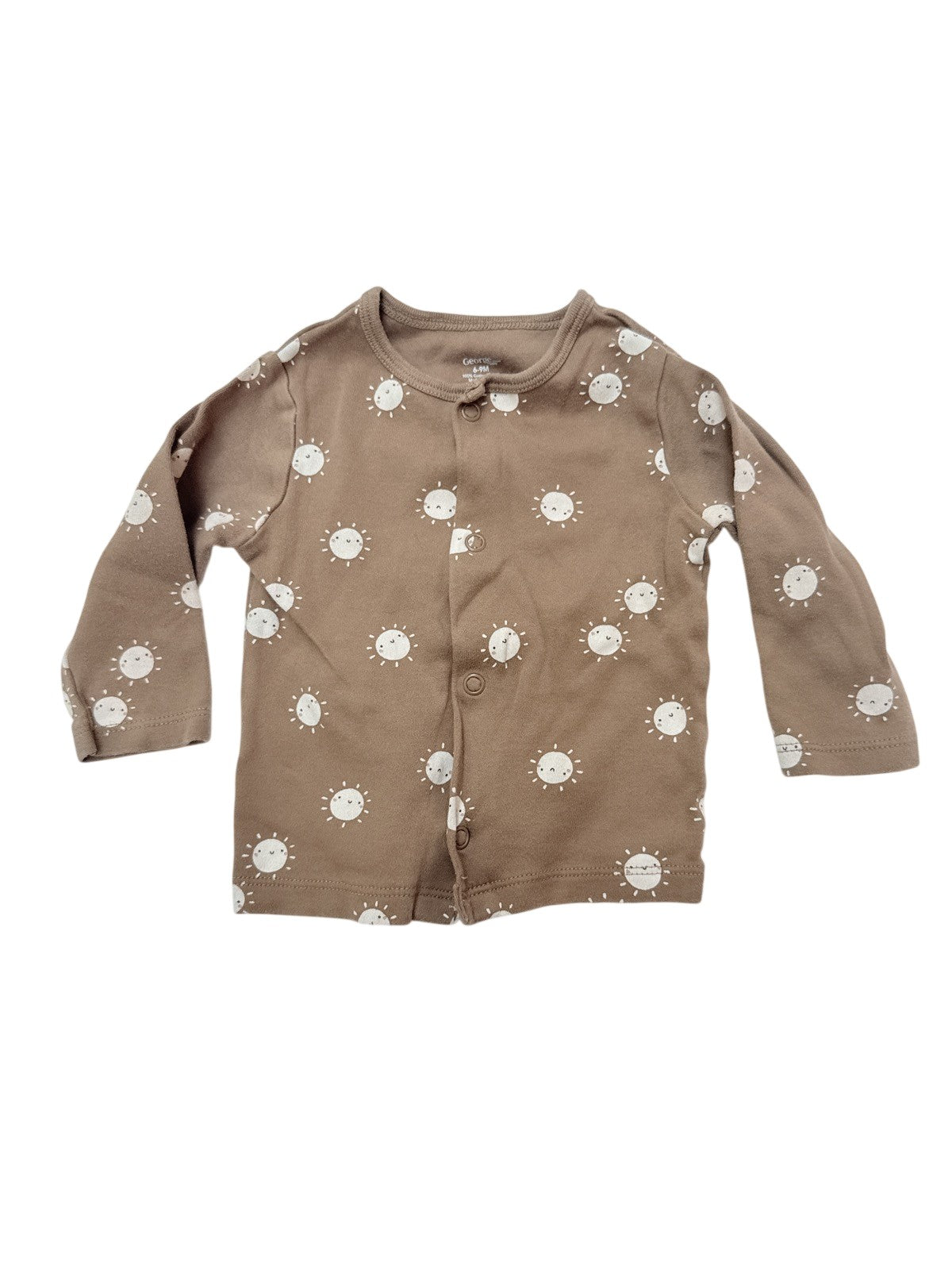 George Baby Sun Print Snap Top 6-9M