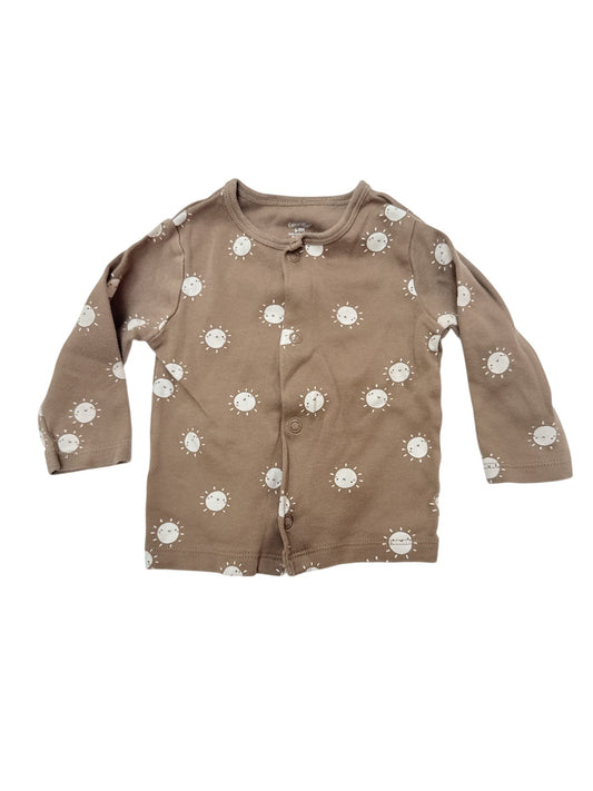 George Baby Sun Print Snap Top 6-9M