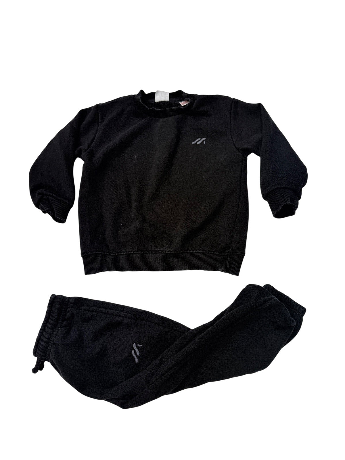 Zara Black Sweatshirt and Joggers Set 4T