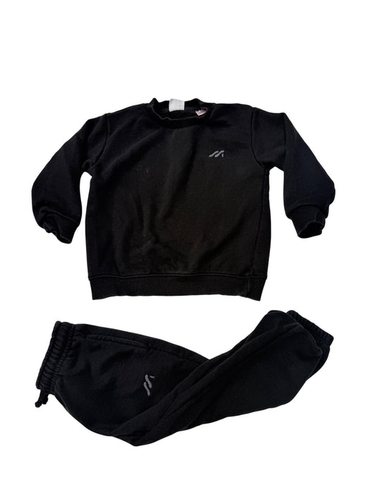 Zara Black Sweatshirt and Joggers Set 4T