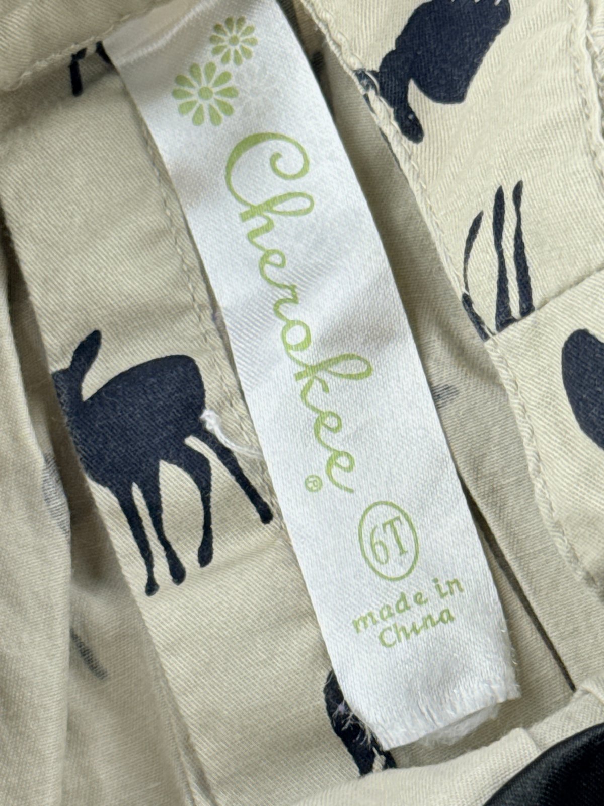 Cherokee Deer Print Top Size 6T