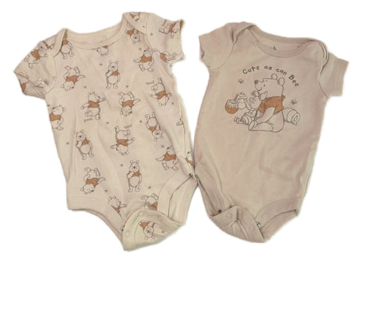 Disney Baby Winnie the Pooh Bodysuit Set 0M