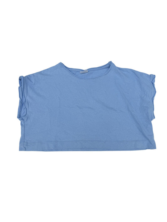 Zara Blue Cropped T-Shirt Size 10-12