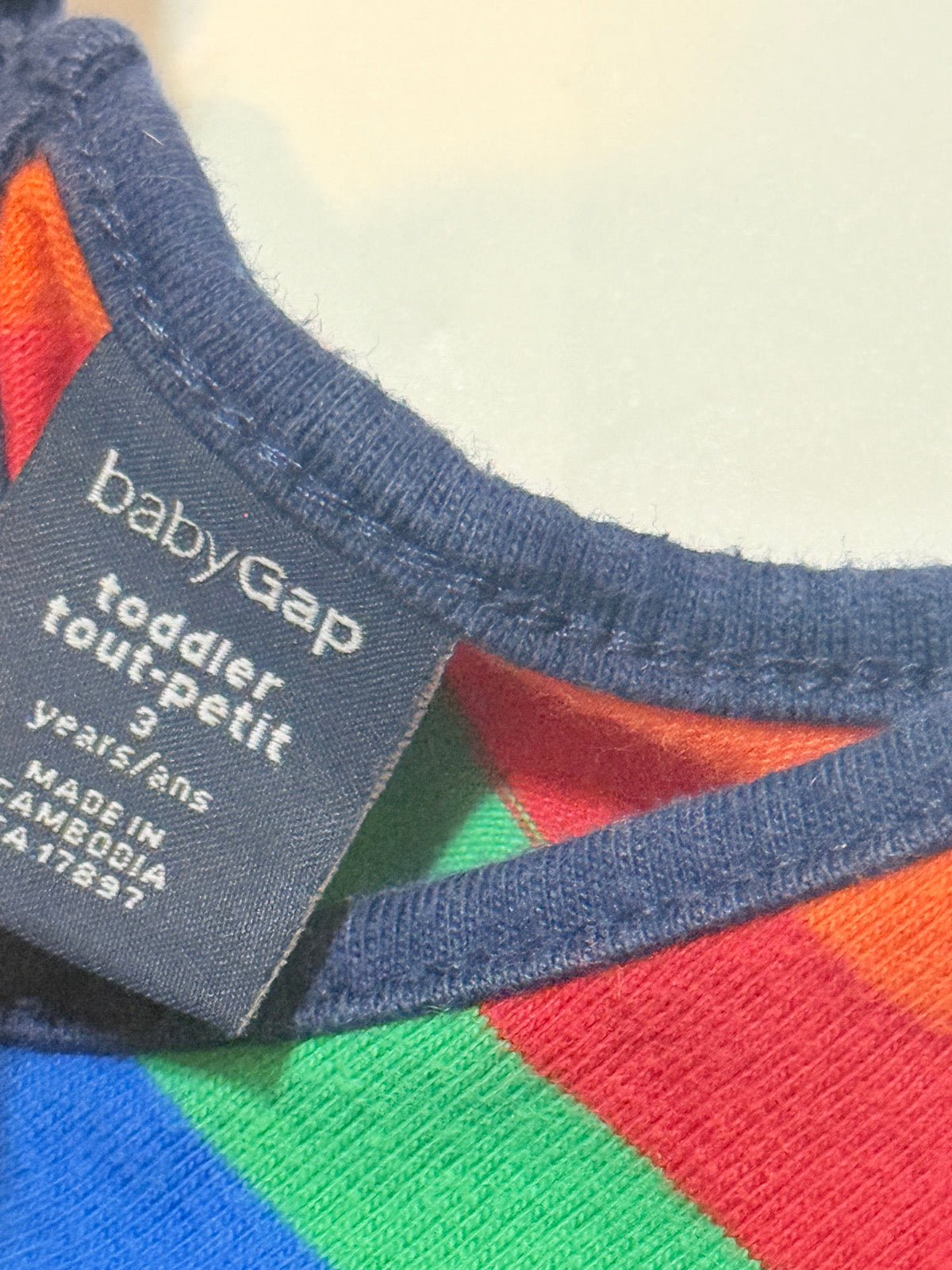 Baby Gap Rainbow Stripe Dress 3T
