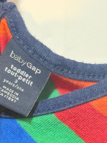Baby Gap Rainbow Stripe Dress 3T