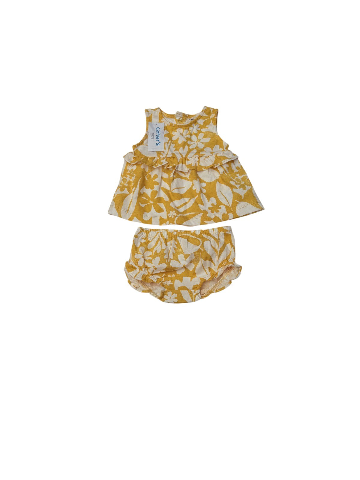 NWT - Carter's Floral Top and Bloomer Set 9M
