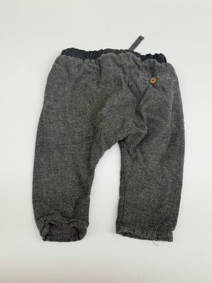 Zara Mini Herringbone Tweed Pants 6/9M