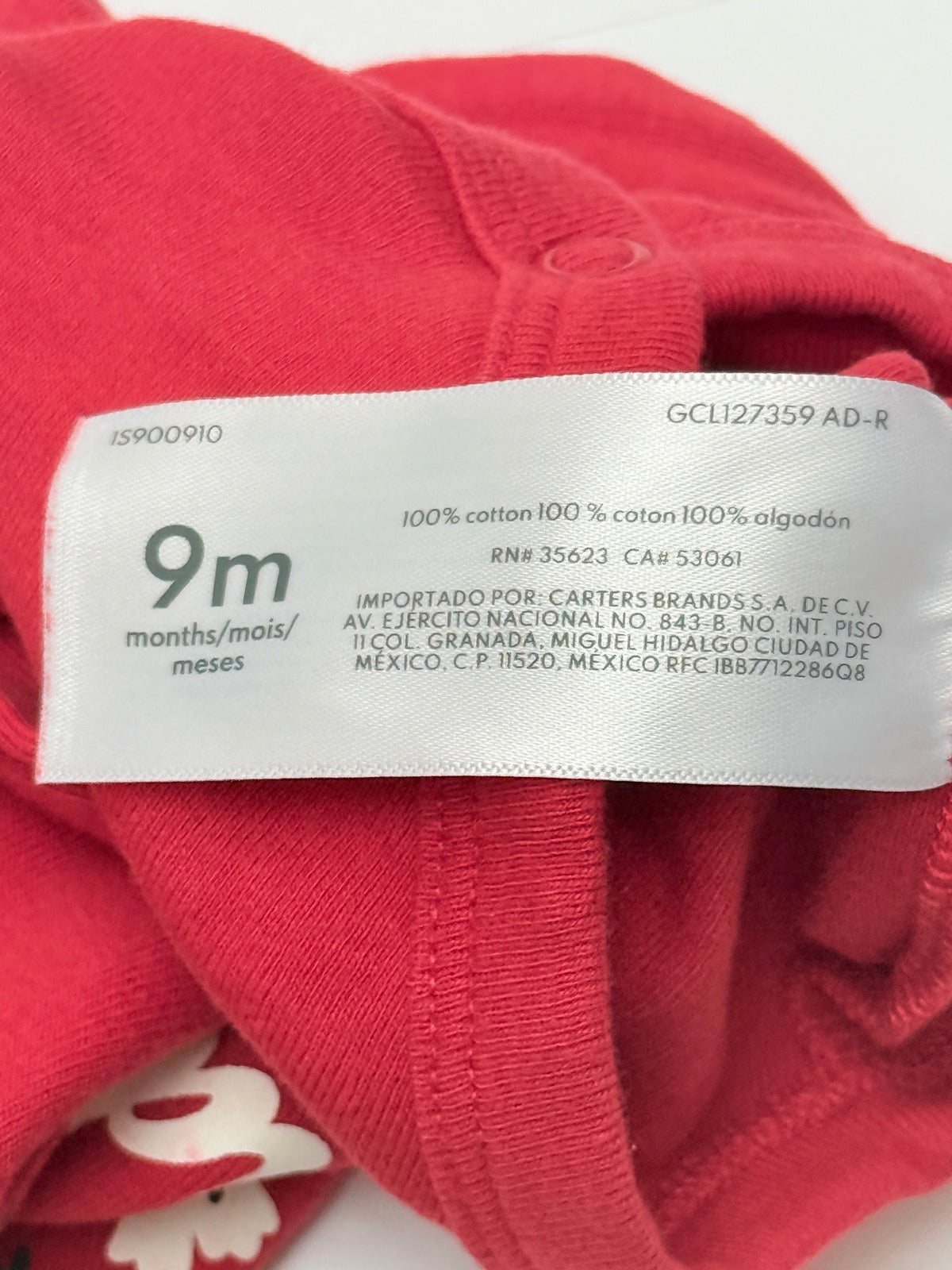Carter's My First Canada Day Bodysuit 9M