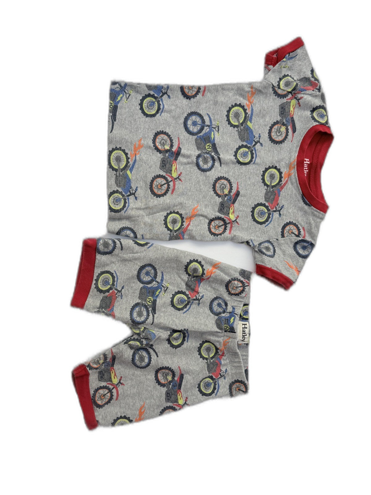 Hatley Dirt Bike Pajama Set Size 2