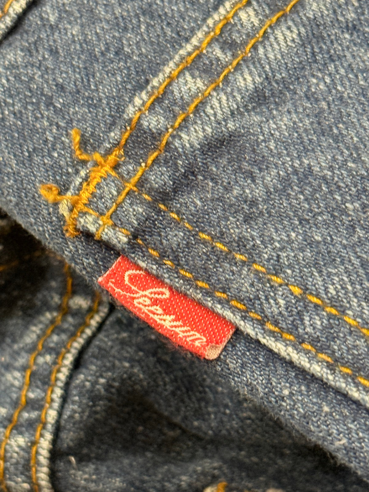 Vintage Pocahontas Patch Denim Jeans Size 6