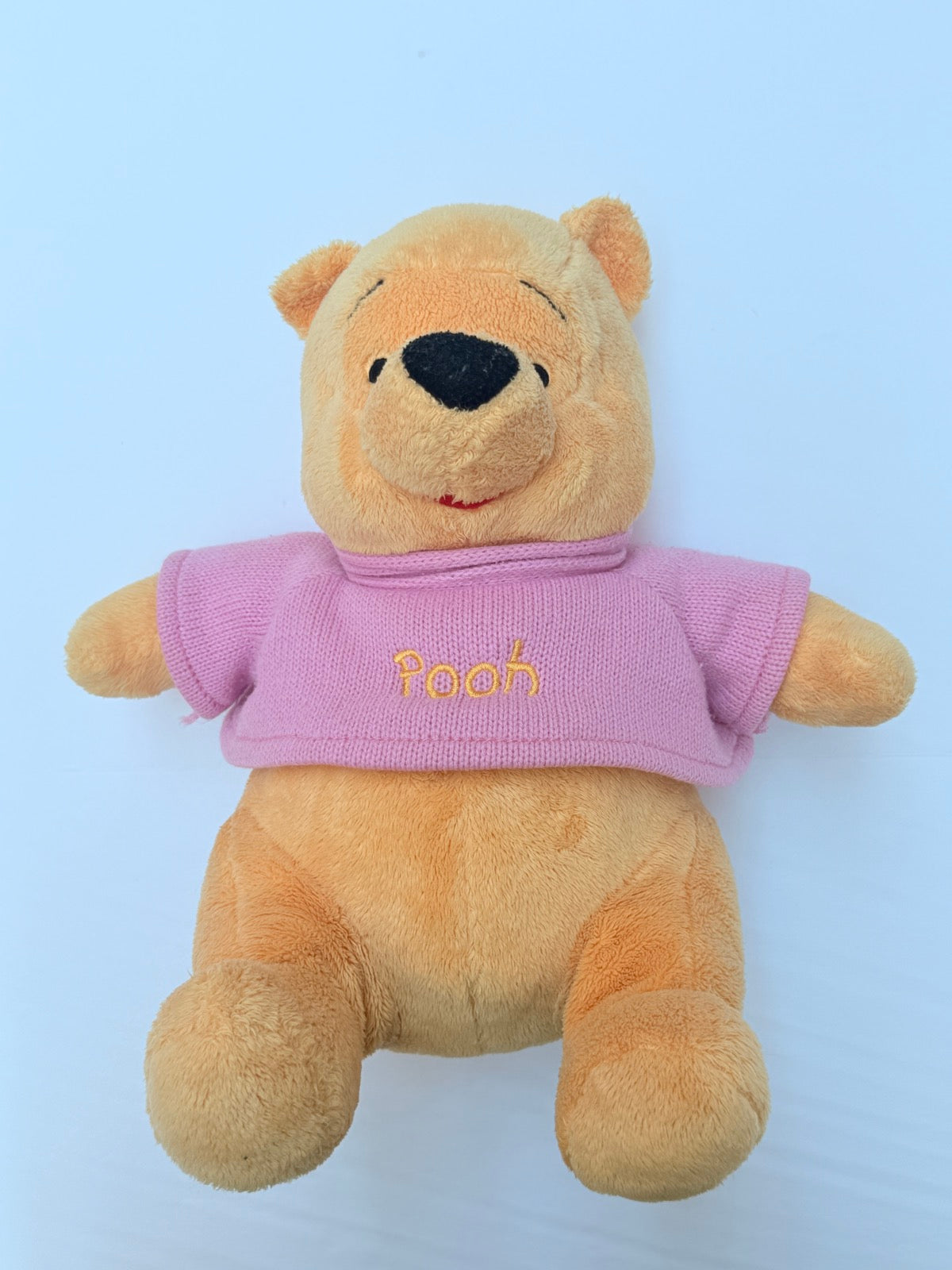 Winnie the Pooh Plush Bear Pink Sweater