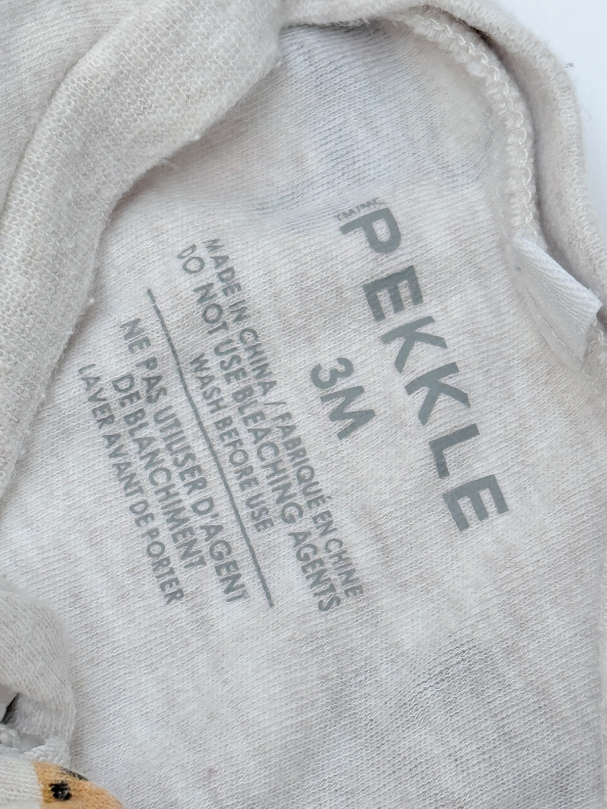 Pekkle Safari Animals Footed Sleeper 3M