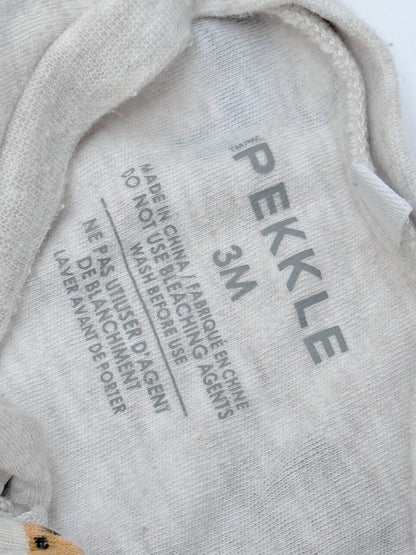 Pekkle Safari Animals Footed Sleeper 3M