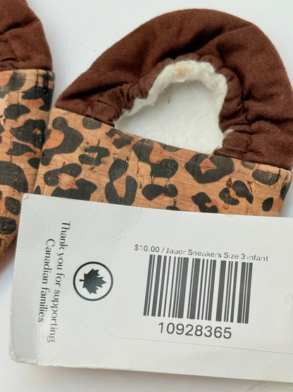 Javer Leopard Print Baby Sneakers Size 3