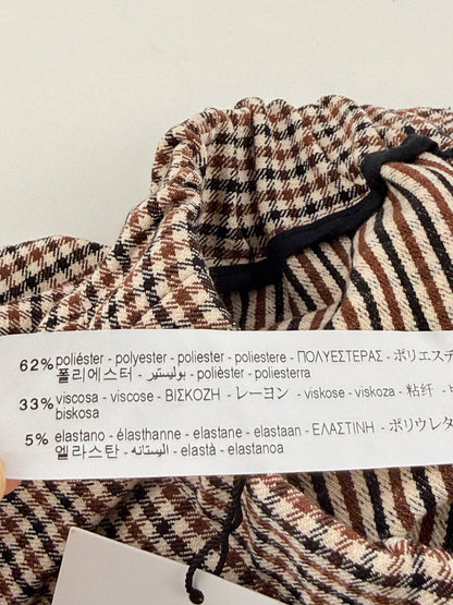 NWT - Zara Houndstooth Check Pants Size 7Y