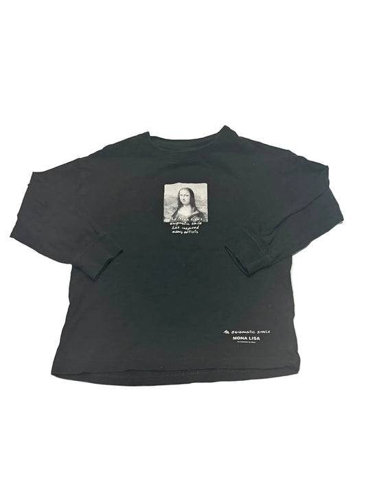 Zara Mona Lisa Black Long Sleeve Size 7