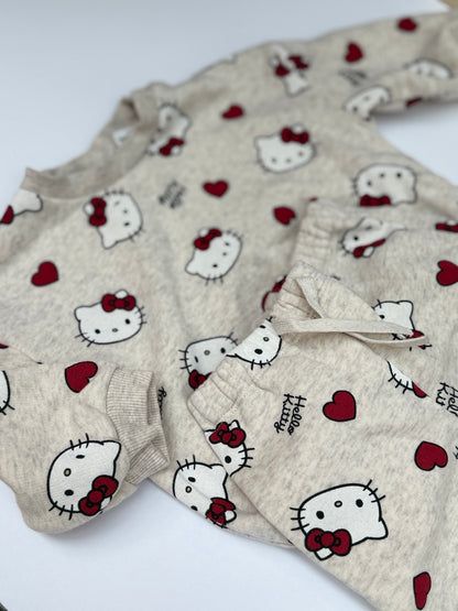 H&M Hello Kitty Sweatsuit Set 9-12M